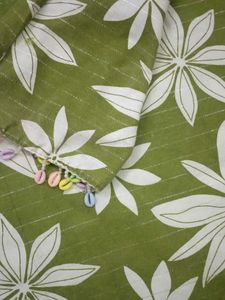 Green Floral Print Kurta