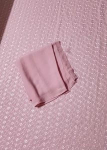 unstitched Chikankari Pink georgette suit Set
