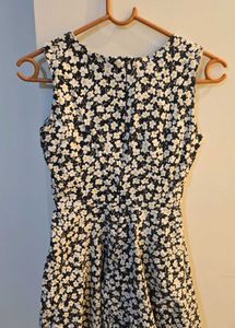 Floral Cut-Out Mini Dress