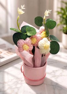 Handmade Crochet Flower Pot