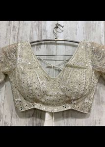 Sparkling Silver Lehenga Choli Set