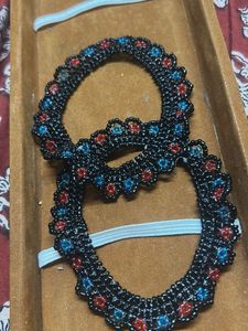 handmade beaded payal