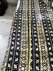 Black &amp; Beige Printed Kurta