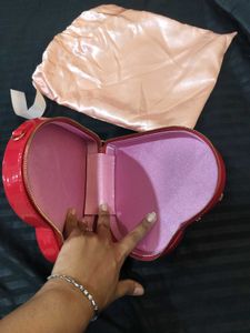 Charlotte Tilbury Red Heart Sling Bag