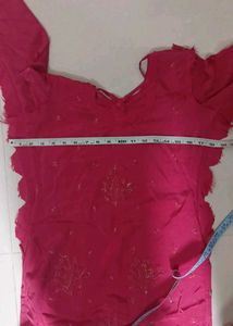 Embroidered Pink Kurta Set with Dupatta