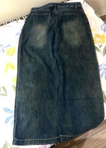 Wide Leg Denim Jeans