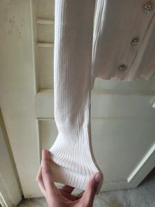 Cream Knit Cardigan