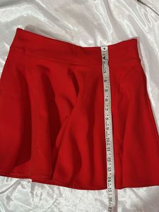 Red Mini Skirt