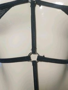 (1403)Black Lingerie Set with Stockings
