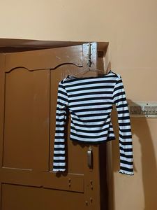 Striped Long Sleeve Top