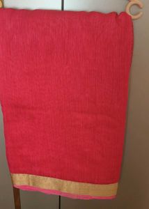 Gajri Red Saree with classy blouse