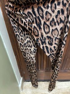 Leopard Print Skinny Pants for winter