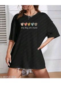 163.Graphic Print Oversized T-Shirt