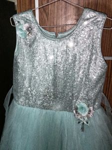 Sparkly Teal Party Dress