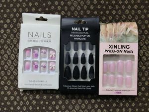 Press-On Nails Set ( all three)