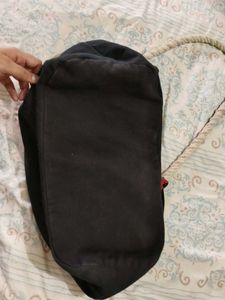 Chic Black Hobo Bag with Rope Handle