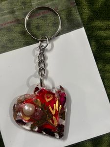 Resin Starburst Earrings with 1 keychain