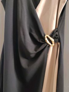 Stylish Color Block Midi Dress