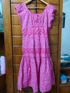 Brand New|Honey Branded Pink Hakoba Dress