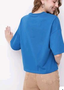 glitchez Graphic Printed Boxy T-shirt