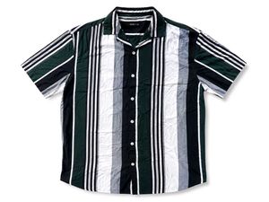 Men's Vertical Stripe Short Sleeve Shirt