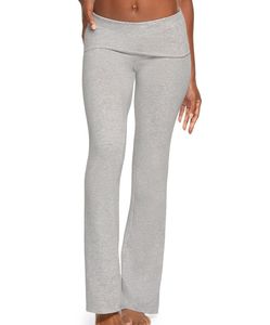 Low waist fold over flared pants