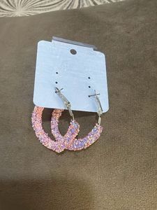 Sparkly Hoop Earrings