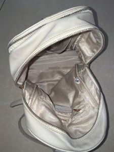 Quilted Faux Leather Backpack