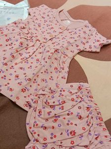 Cute Floral Baby Girl Outfit