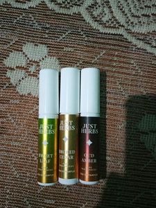 Just Herbs MINI Perfumes ( Smoked Cedar, Sweet Leaf, Oud Amber)
