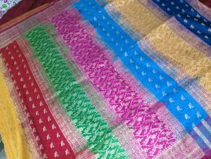 Multi-Color Kanjeevaram Pure Silk Saree