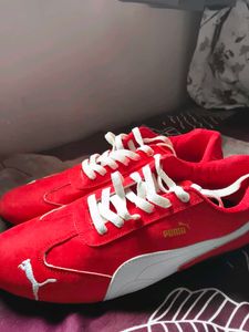 Puma Red Sneakers sizeuk 5 6 7 8 9 available