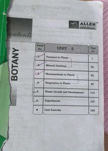 PRICE DROP-Allen Botany Textbook Set class 11