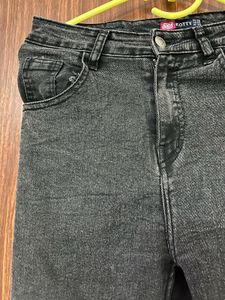 Charcoal Straight Fit Jeans