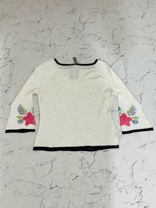 Floral Embroidered Top