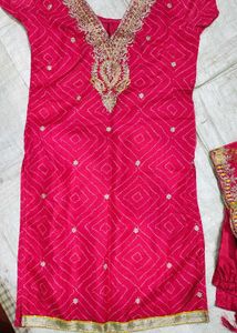 Vibrant Red Silk Palazzos