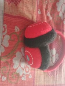 Red &amp; Black Earmuffs