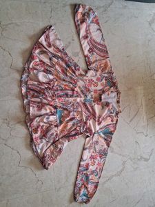 Boho Paisley Print Mini Dress