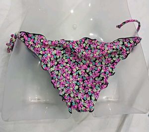 ❤️‍🔥 Floral Print Tie-Side Bikini Bottoms