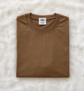 Zara Brown Basic T-Shirt
