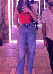 H&amp;M Perfect Jeans ❤️‍🔥High Waist Wide Leg