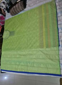 Green Suit with Blue Border Bottom