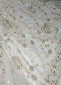 Elegant White Embellished Anarkali Suit