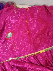 Stunning Pink &amp; Purple Ombre Lehenga Choli