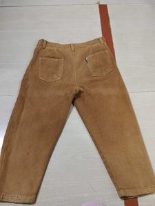Brown Denim Pants