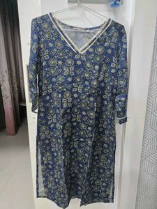 Blue Printed Kurta