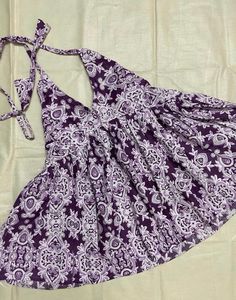 Halter neck Desi Kurti