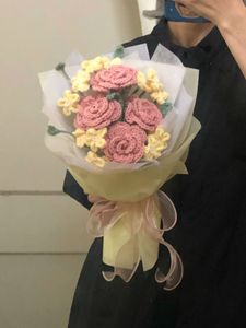 Crocheted Flower Bouquet