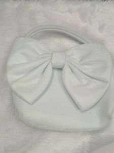 Sparkly Bow Clutch Handbag