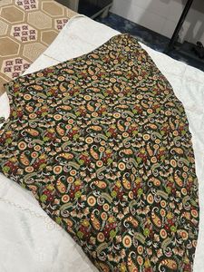 Stylish Printed Ethnic lahenga blause full gher